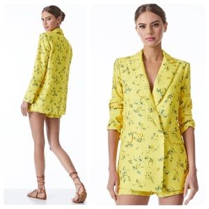 ALICE + OLIVIA Justin Rolled Cuff Blazer
